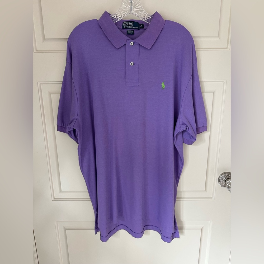 Polo by Ralph Lauren Purple Men's Polo Shirt